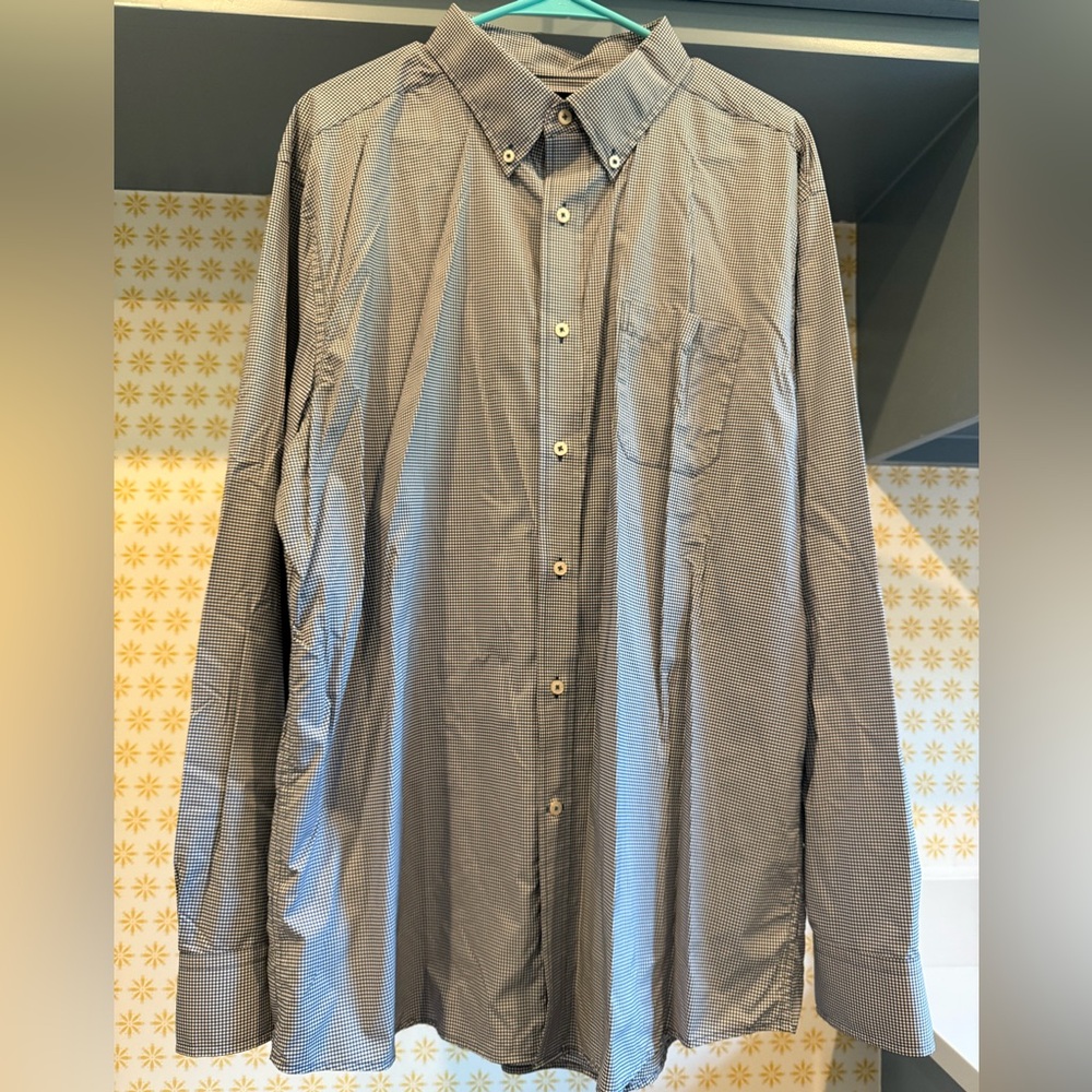 Men’s Southern Tide Navy Checkered Shirt